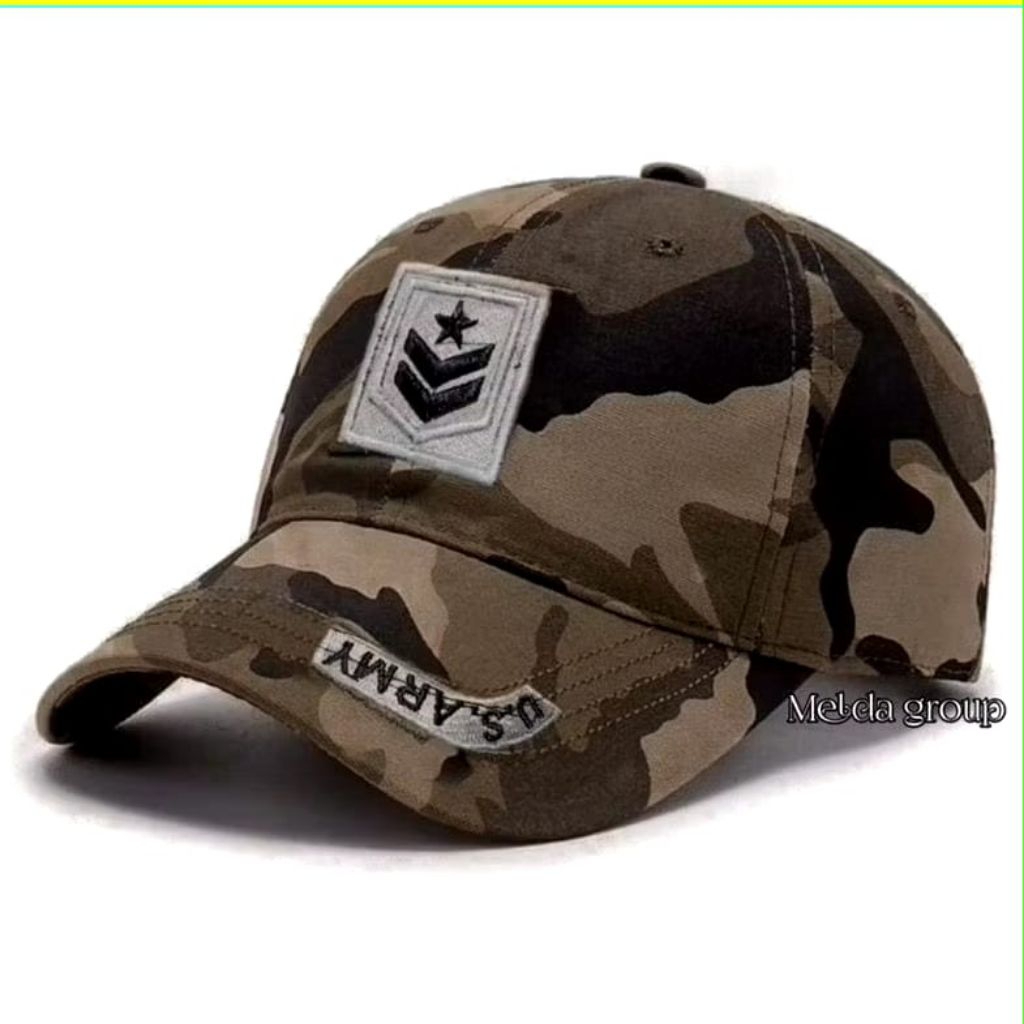 MORYMONY - Topi Baseball Distro Army Camo Us Terbaru Hat Pria Dan Wanita Dewasa Kekinian 2024 Royal 