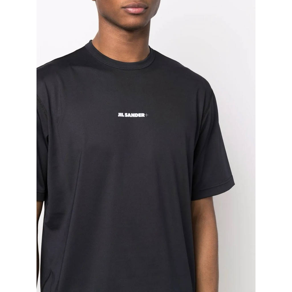 jil sander center logo tshirt