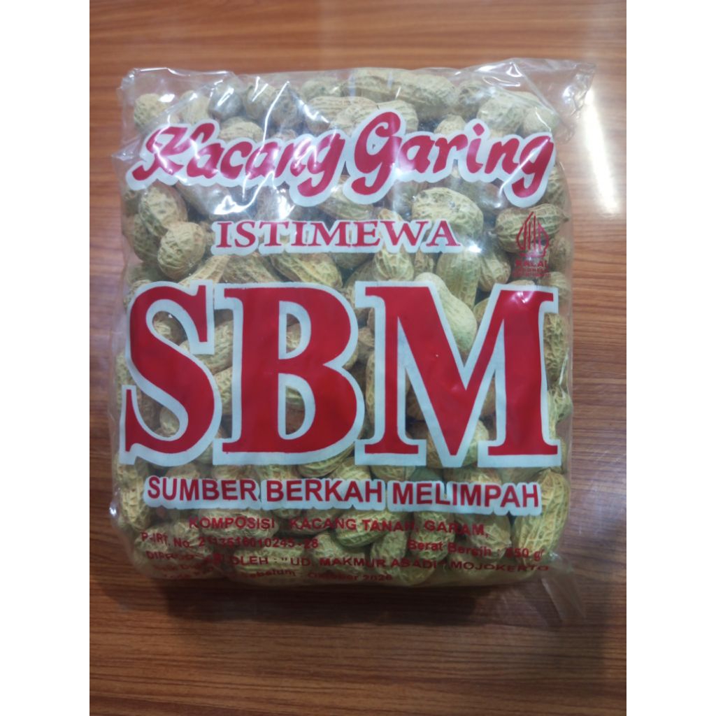 Kacang kulit asin SBM