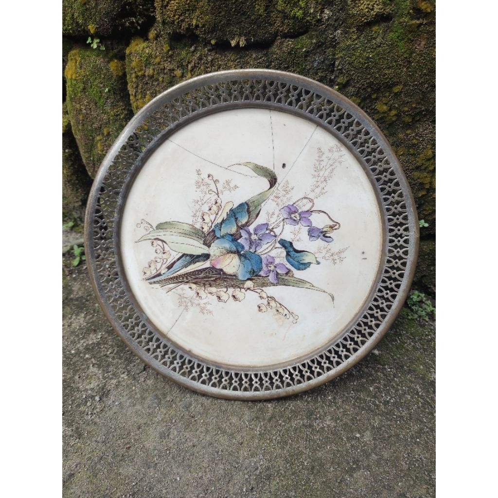 Nampan porselen antik eropa,Germany cocok buat display.