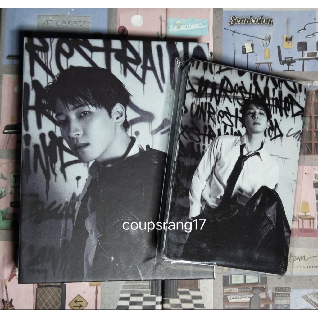 BINBOOK BINDER BOOKLET OFFICIAL WONWOO BURSTDAY