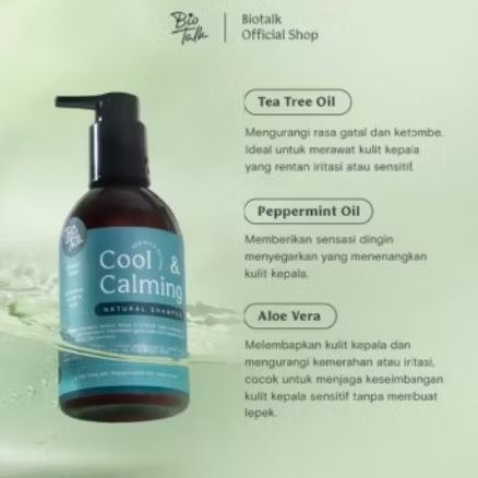 COOL AND CALMING SHAMPO |®250ML| SHAMPO GATAL PSORIASIS PADA KULIT KEPALA