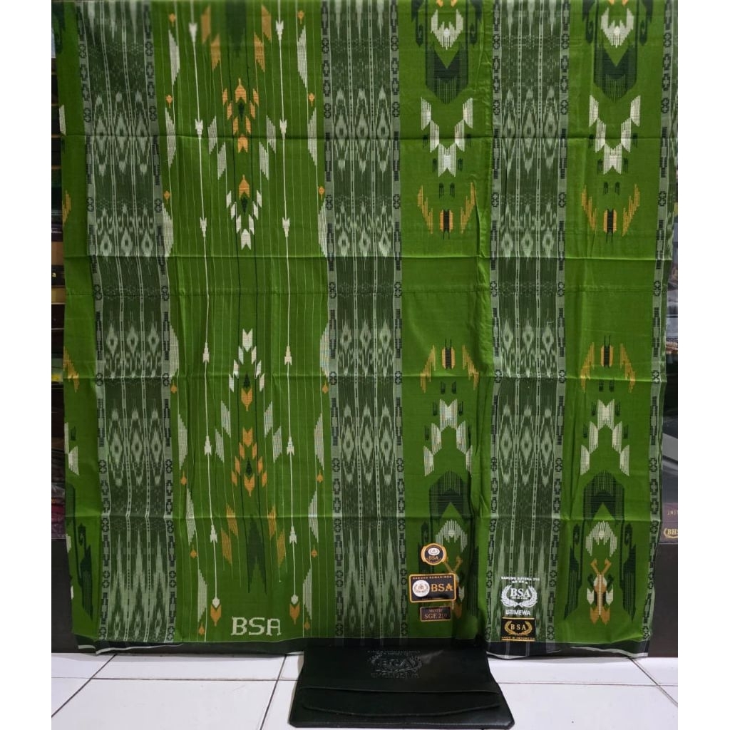 Sarung BSA FULL SUTRA 210 Motif SGE MIX GOLD
