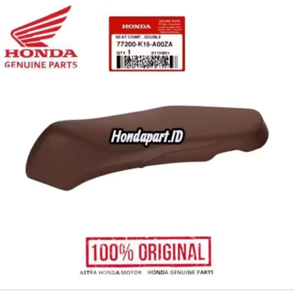 JOK SEAT SCOPY FI 2012-2016 COKLAT ORIGINAL