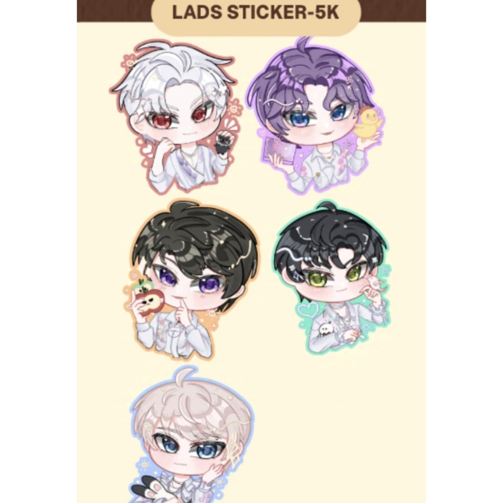 SQUEAKK PLUSHIE & STIKER | [LADS] Love and Deepspace