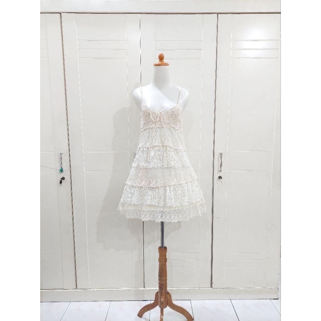 Fuwa fuwa Fairy white dress lace kawai kawaii liz lisa rojita dear my love deary | jiraikei jirai ke