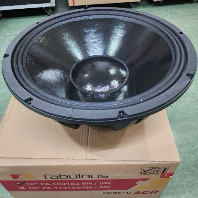 Speaker 18 inch ACR Fabulous 100182 SW MKIII / 100182SW MKIII / 100182 SW-MKIII — ORIGINAL SINAR BAJA