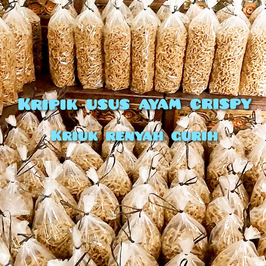 kripik usus ayam crispy pedas 1kg