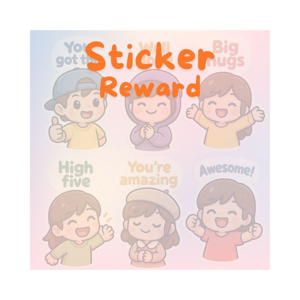 Stiker Reward Sticker Reward  Apresiasi Anak Star TK SD PAUD anti air