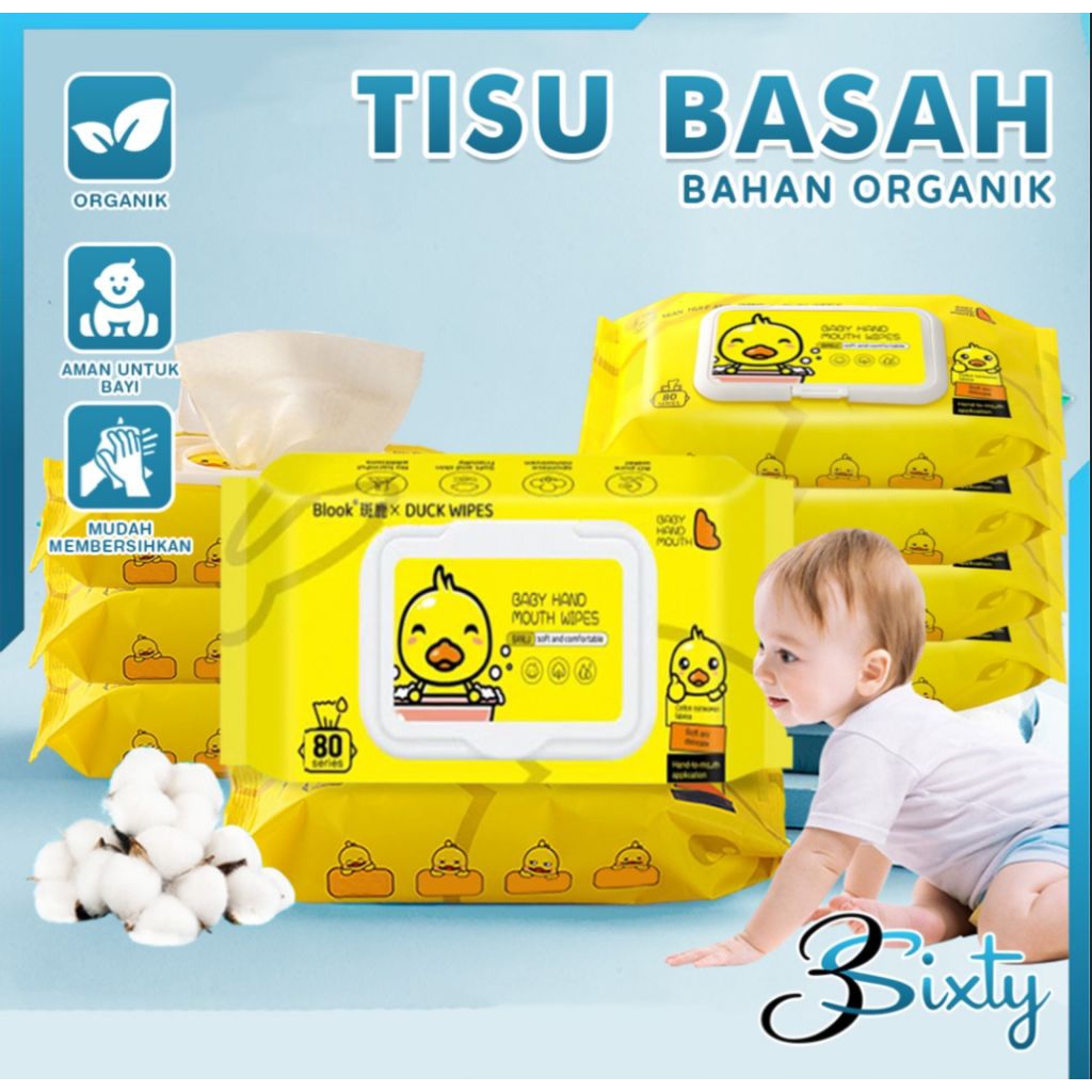 Tisu basah bayi non alkohol