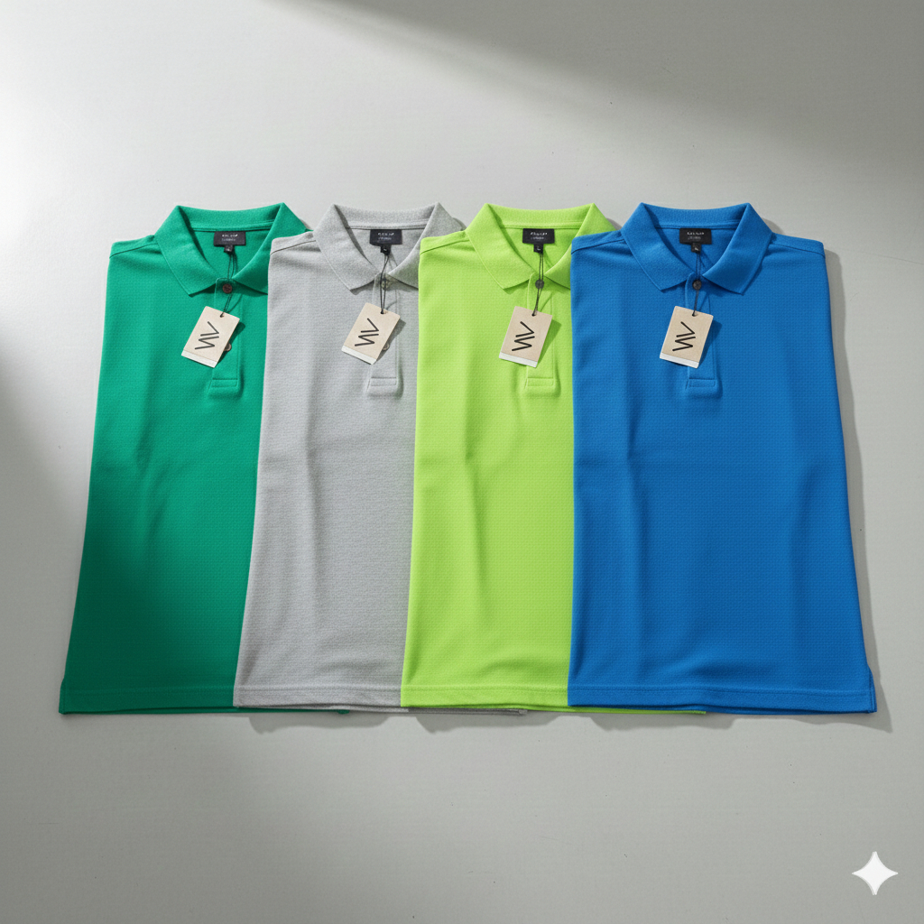 Broseines Kaos Polo Pria Unisex Big Size Katun Premium Tebal Adem Polos Lengan Pendek Banyak Varian 