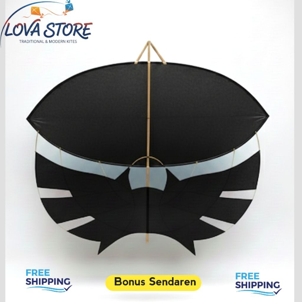 Layangan Ram Raman Empet Hitam  - Layangan Ram Raman Murah