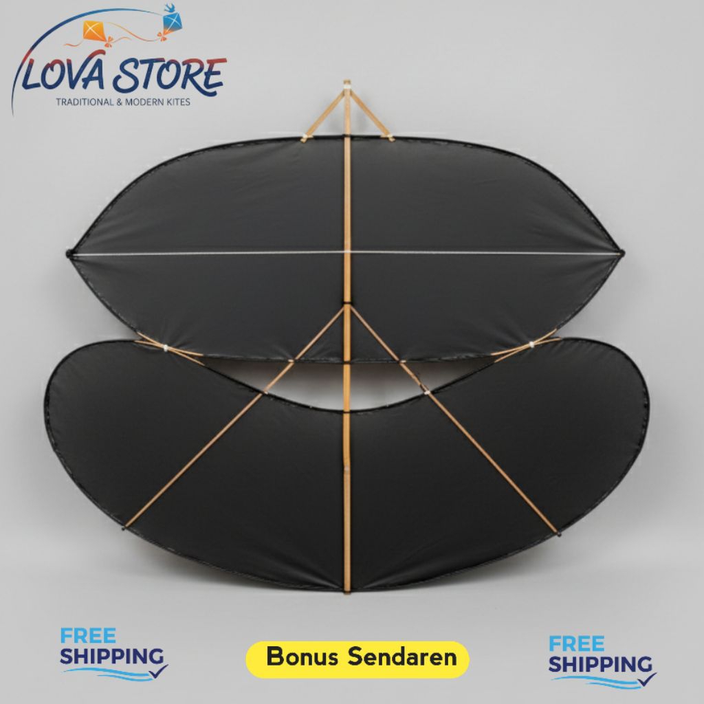 Layangan Gapangan Babon Angrem Semok - Layangan Pegon Mudah Terbang, Peking Aman