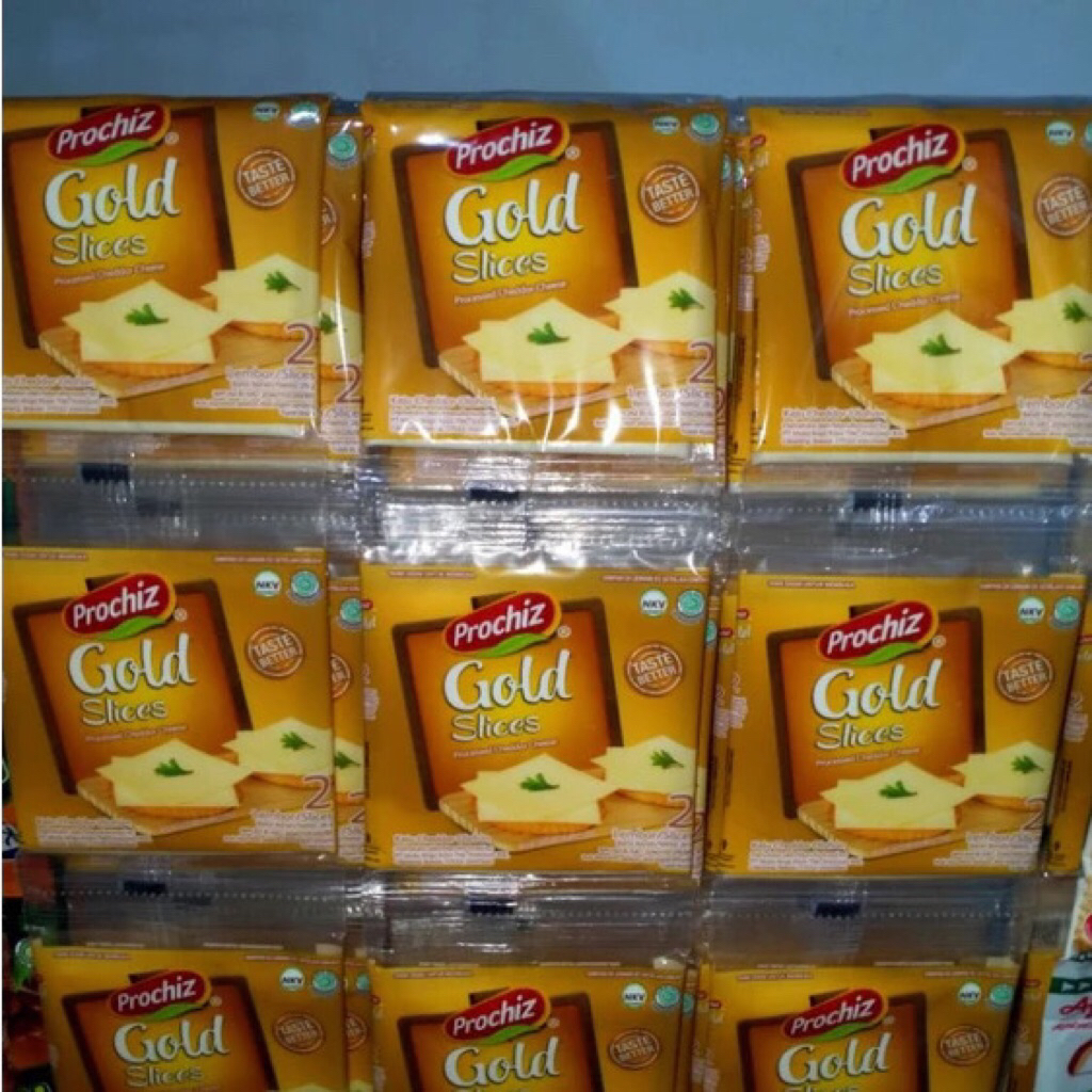 KEJU PROCHIZ GOLD Slice 2's 1 Renceng Isi 8 pcs