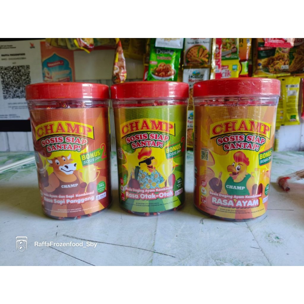 SOSIS CHAMP SIAP MAKAN ISI 24 + 2