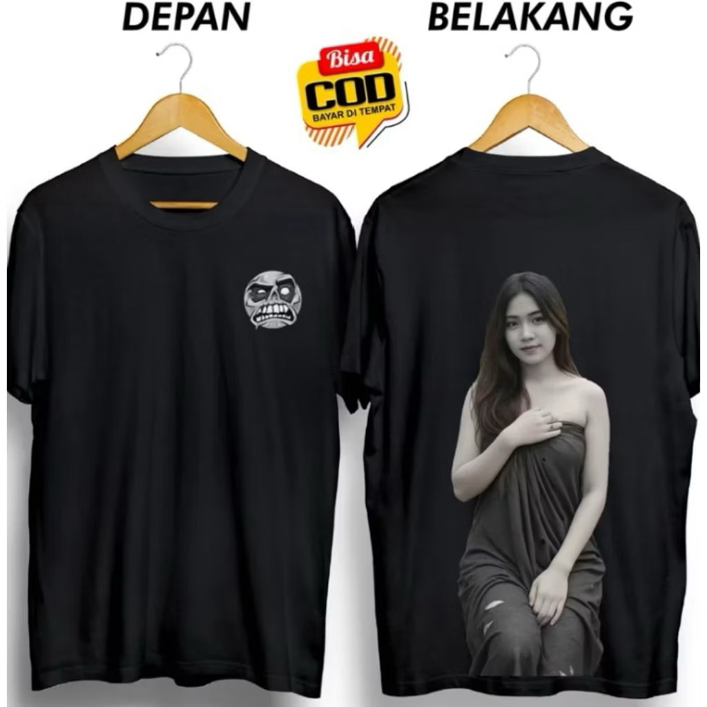 KAOS ATASAN DISTRO PRIA HANTU CEWE SEKSI