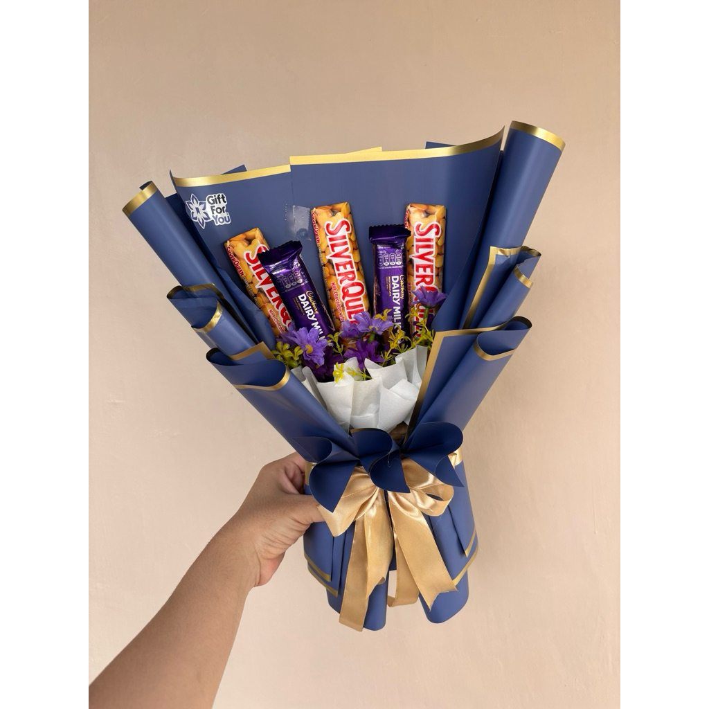 Bucket coklat / bucket snack coklat / bucket silverqueen / bucket cadbury / bucket graduation