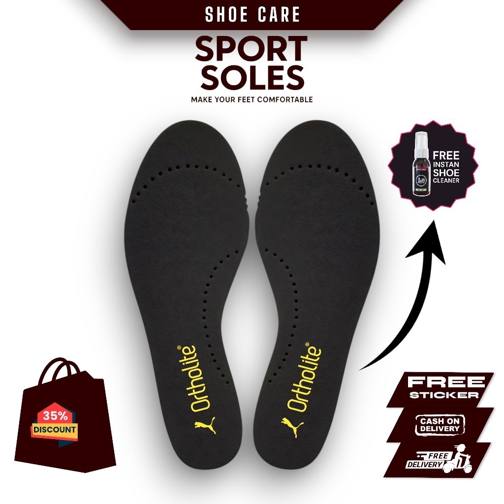 Sportsoles - Insole Sepatu Flat Model C-04 Ortholite Series Unisex