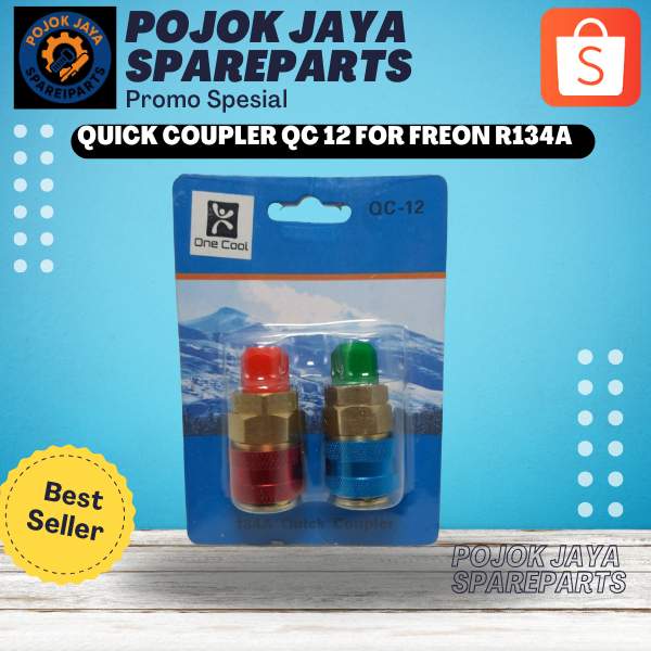 Quick Adapter Coupler QC 12 for Freon R134a