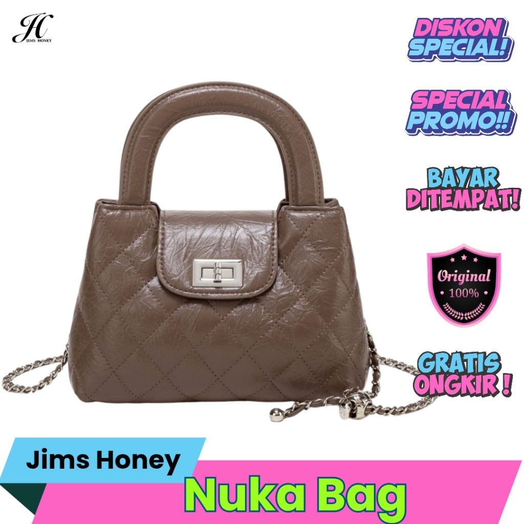 Jimshoney Nuka Bag - Tas Selempang Wanita Cute, & Minimalis