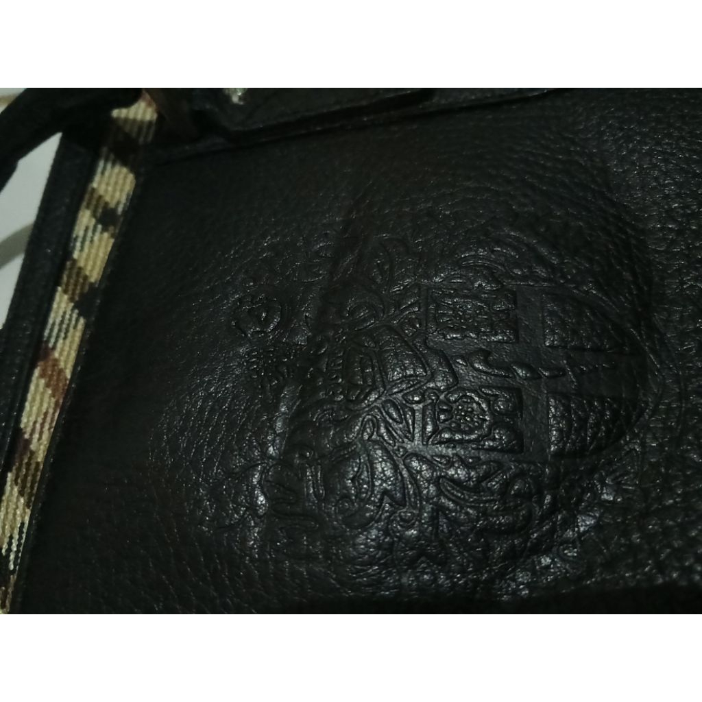 Tas kulit asli brand DAKS London (preloved)