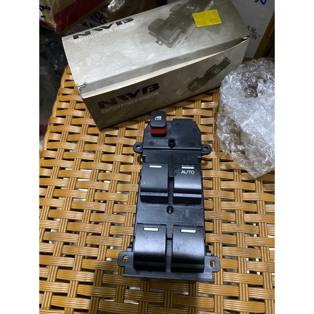 SAKLAR POWER WINDOW INDUK SUPIR HONDA MOBILIO 2014-ON/BRV 2016-ON/BRIO 2017-ON ORI NWB