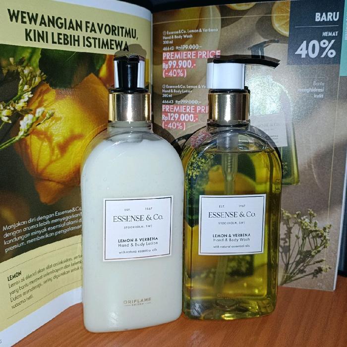 Essense co lemon verbena body wash / lotion