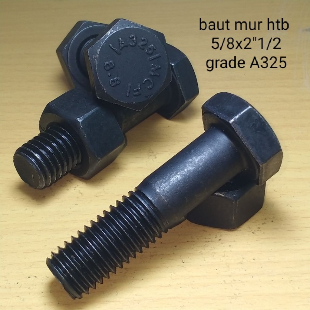 baut baja 5/8x2"1/2 grade Astm A325