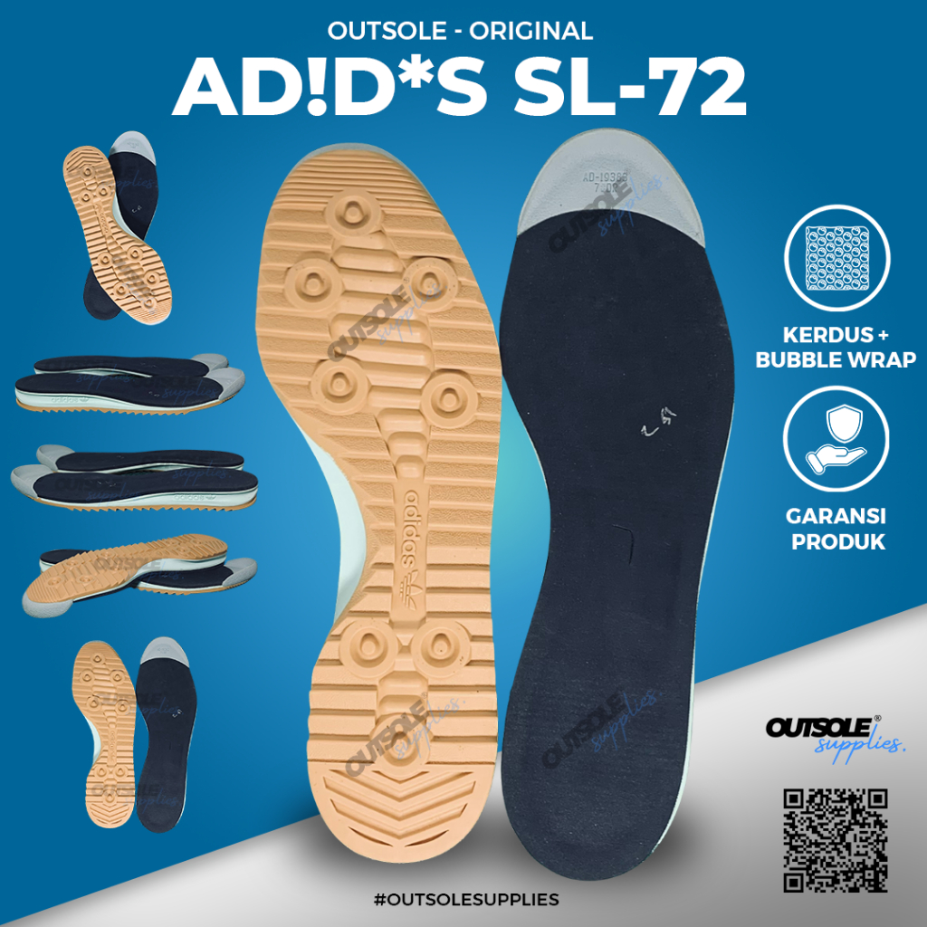Outsole SL72 Original / Sol Pengganti SL72 ORI Replacement Swapsole