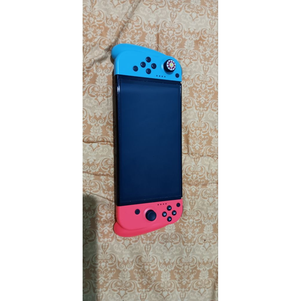 nintendo switch oled ofw second, kelengkapan joycon kw, cas, switch oled ofw