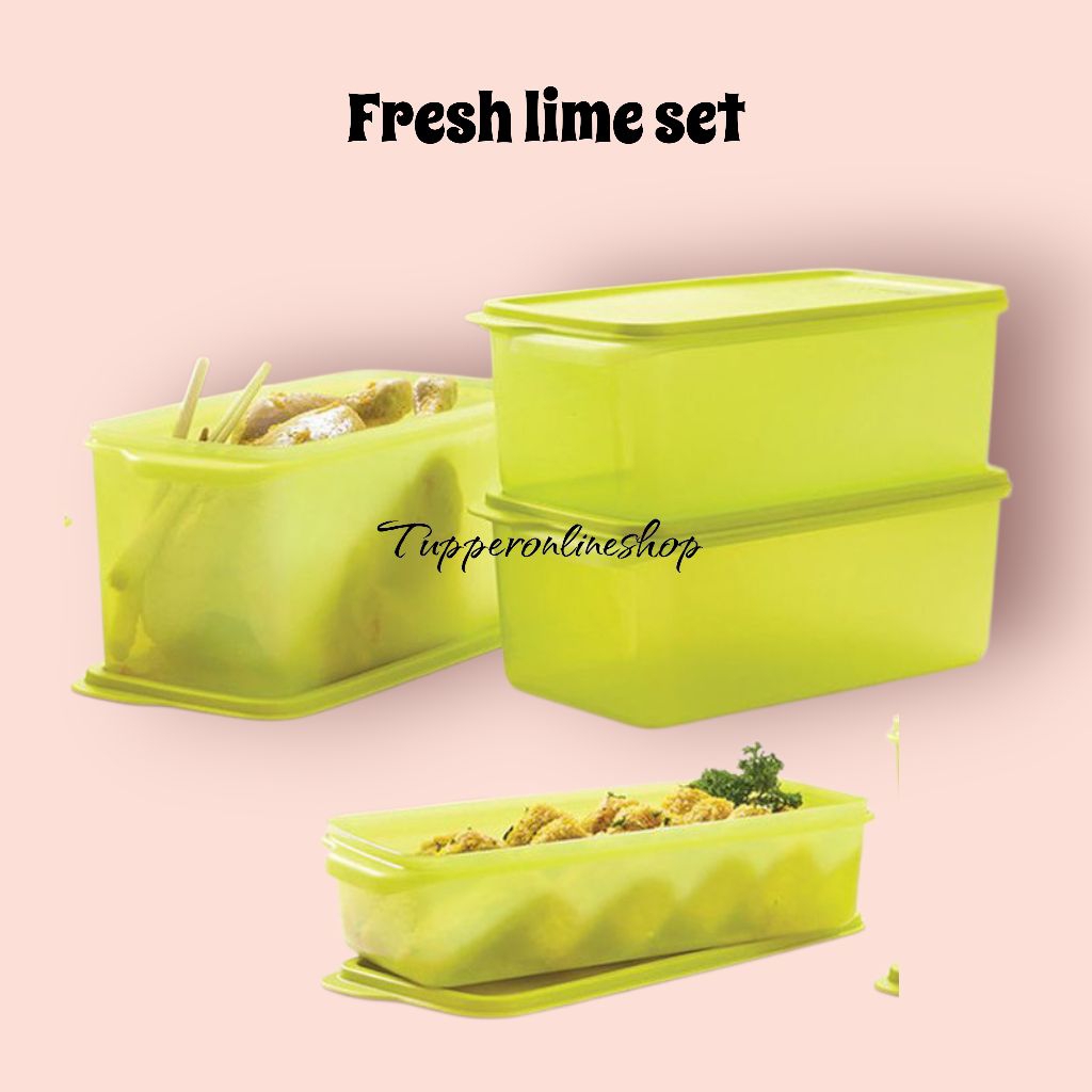 Fresh lime collection tupperware
