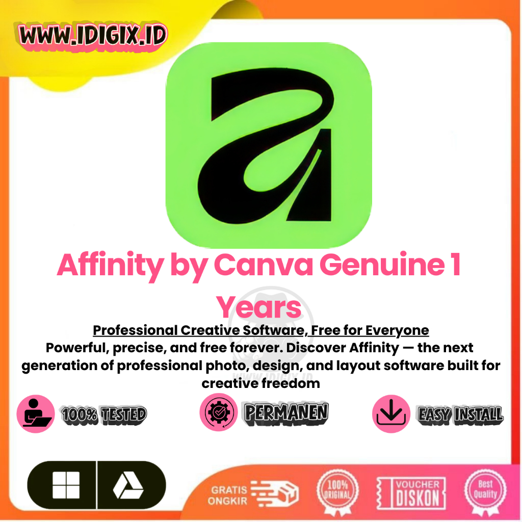 Affinity by Canva Original 1 tahun