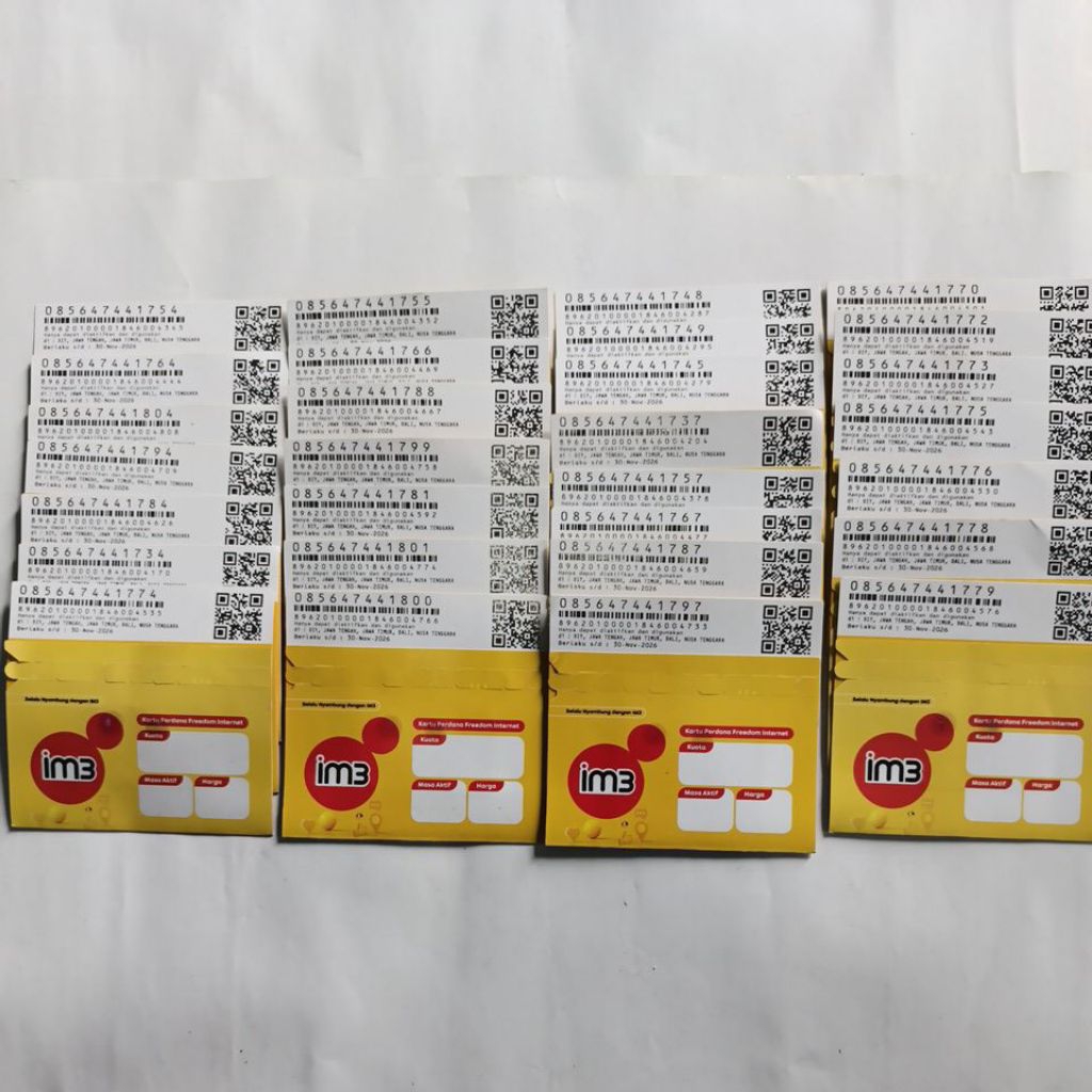 Nomor Cantik Indosat Urut Super 64744 1774