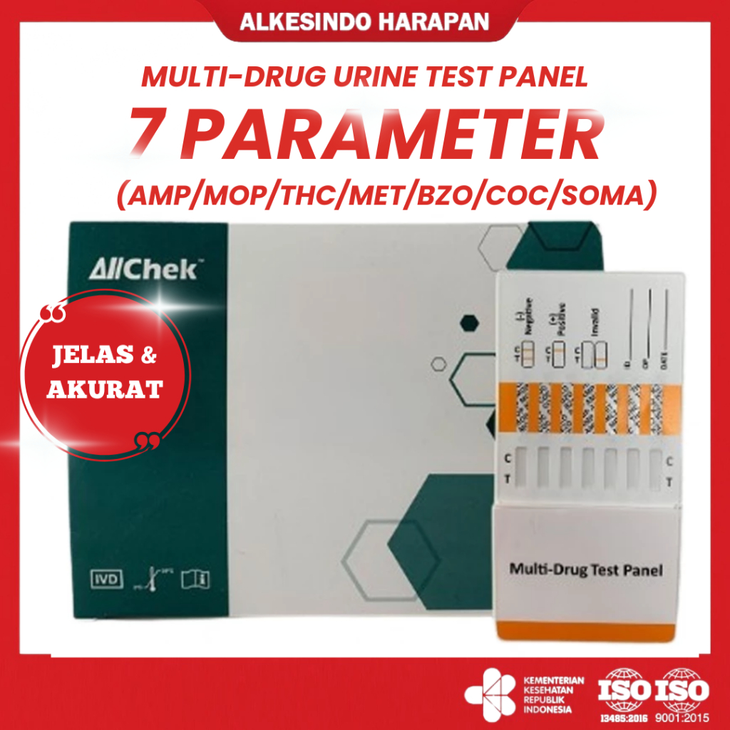 Drug Test 7 Parameter SOMA Allchek Isi 25
