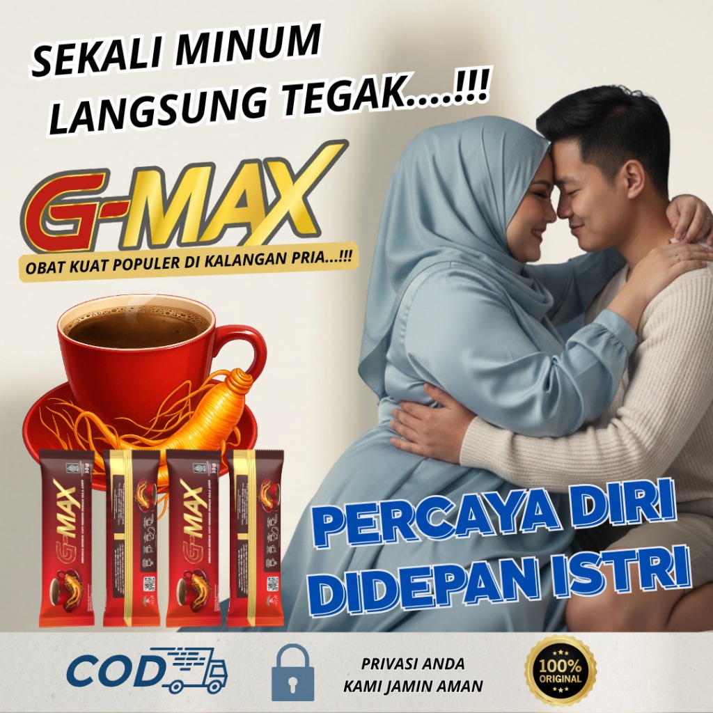 Kopi Gmax Ginseng Asli | Kopi Stamina Pria Dewasa Bpom Minuman Kesehatan Pria [PRIVASI AMAN]