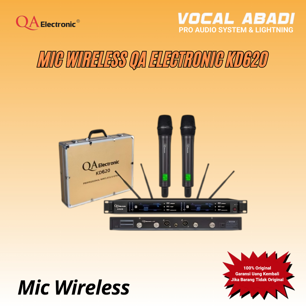 MIC WIRELESS QA ELECTRONIC KD620