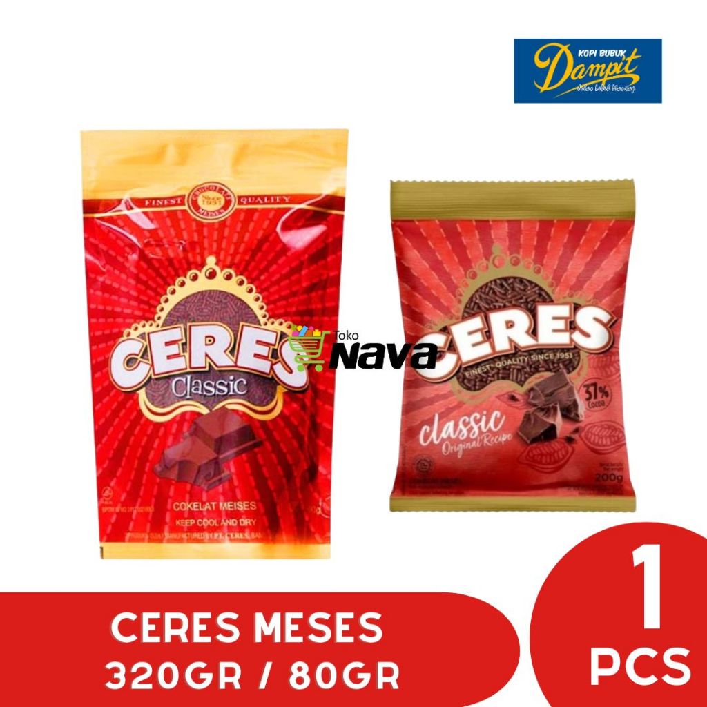 CERES MESES CLASSIC CHOCOLATE / CERES 80 gr / CERES 320gr / CERES CLASSIC
