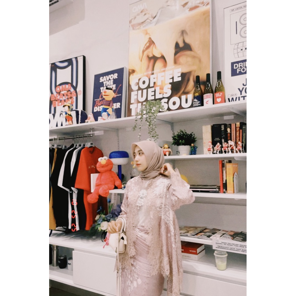 kebaya one set outer batik (prelove)