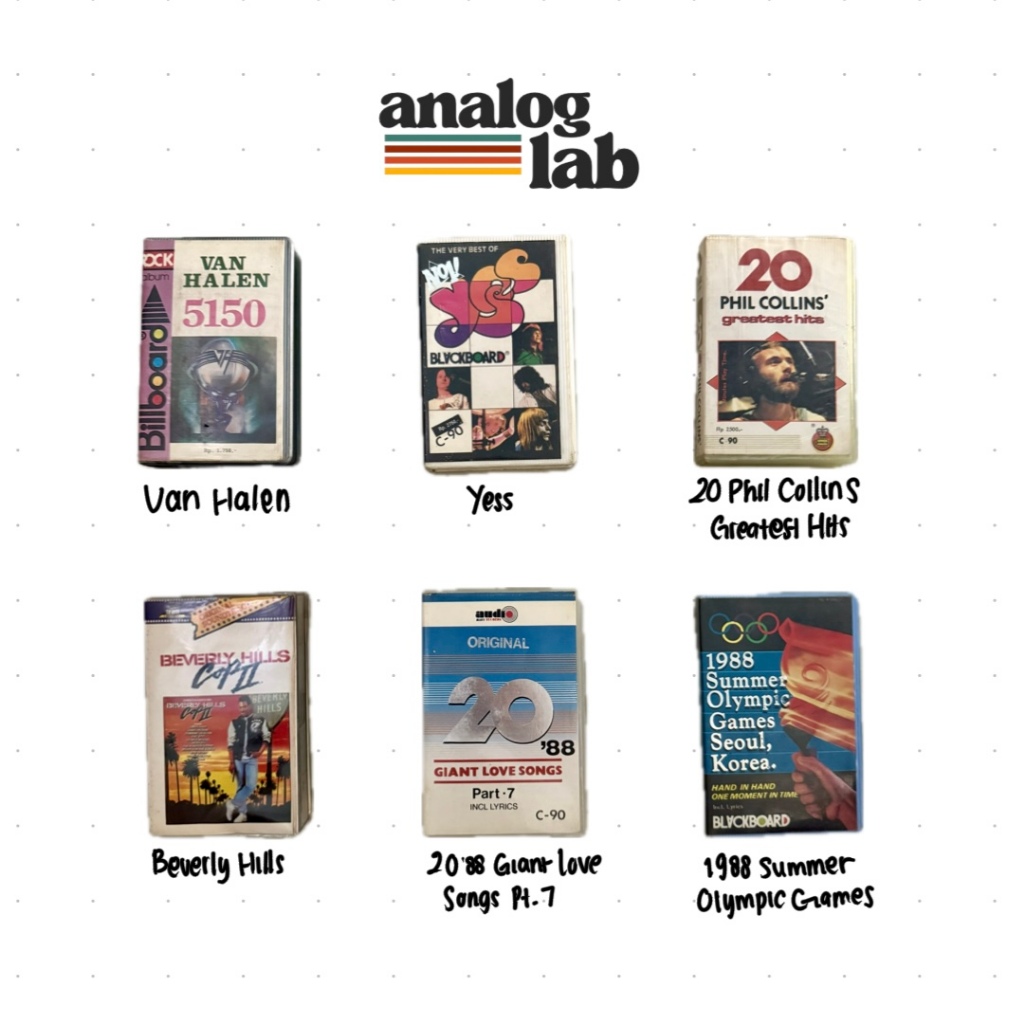 Kaset Pita Original Lagu Jadul Koleksi - Cassette Tape Vintage CD Radio