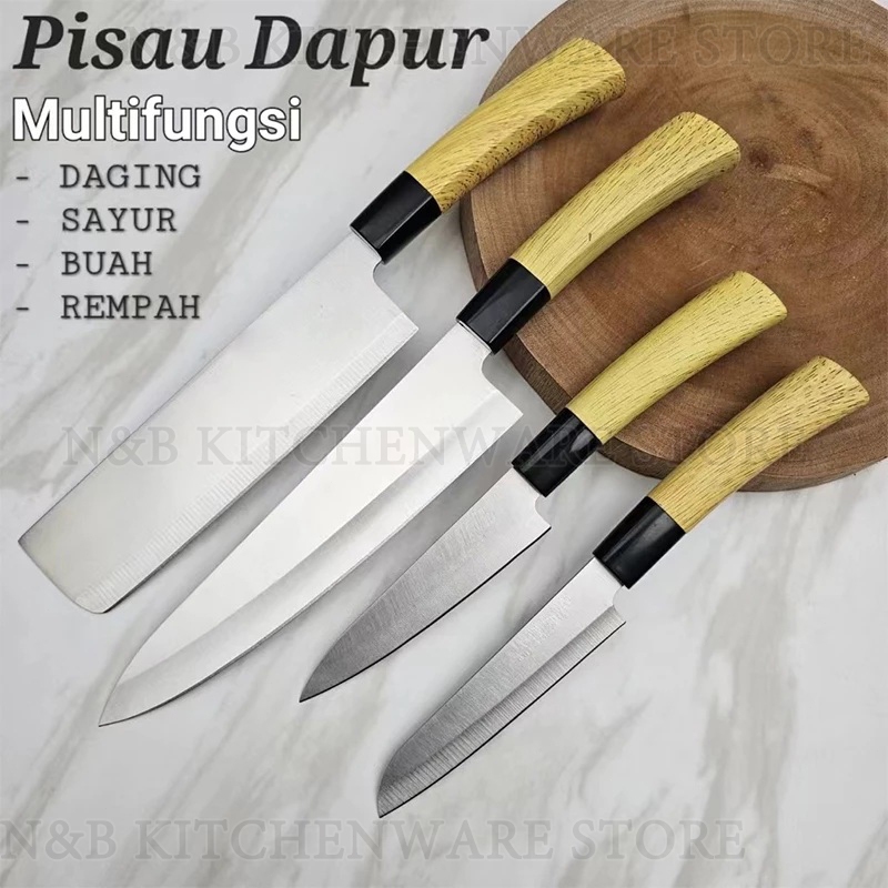 Pisau Koki Jepang  Pisau Daging Stainless Steel  Pisau Tajam Stainless Steel Pisau Daging Stainless 