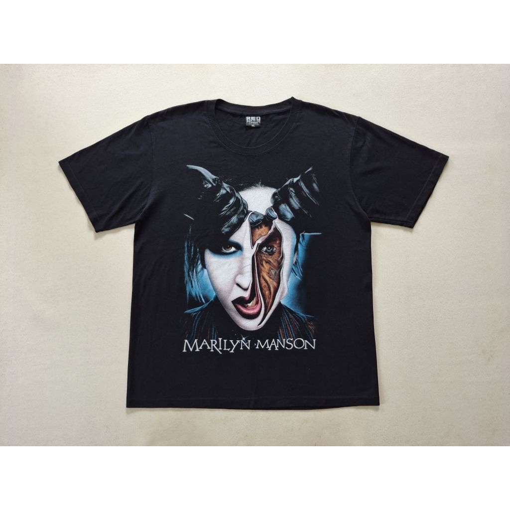 TSHIRT KAOS VINTAGE MARILYN MANSON BAND METAL