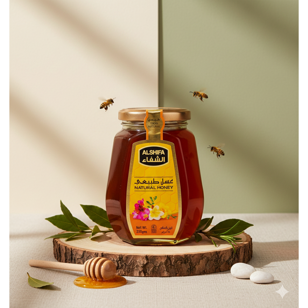 Bali Buda AlShifa Natural Honey 250g - Madu Arab Al Shifa Madu Asli Murni
