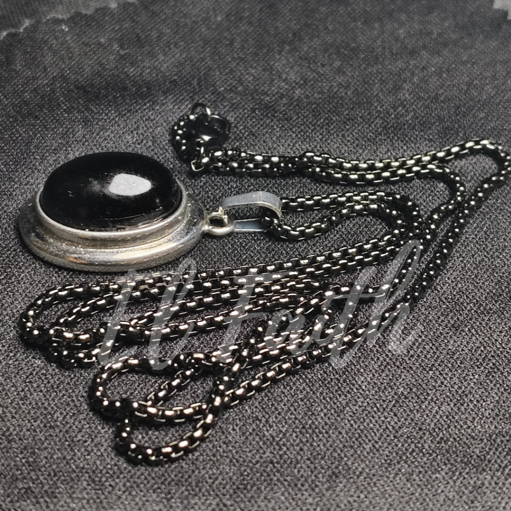 Kalung Liontin Pria Wanita Batu Akik Pasoepati Sancang