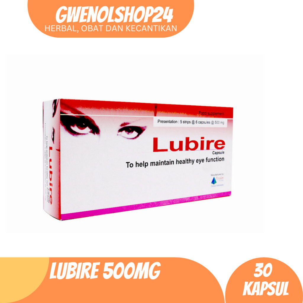 Lubire 500mg Box 30's kapsul pyridam | vitamin mata