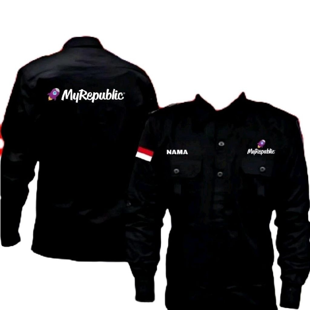 ready stok Kemeja my republic baju my republic seragam my republic Pdh my republic Pdl my republic k
