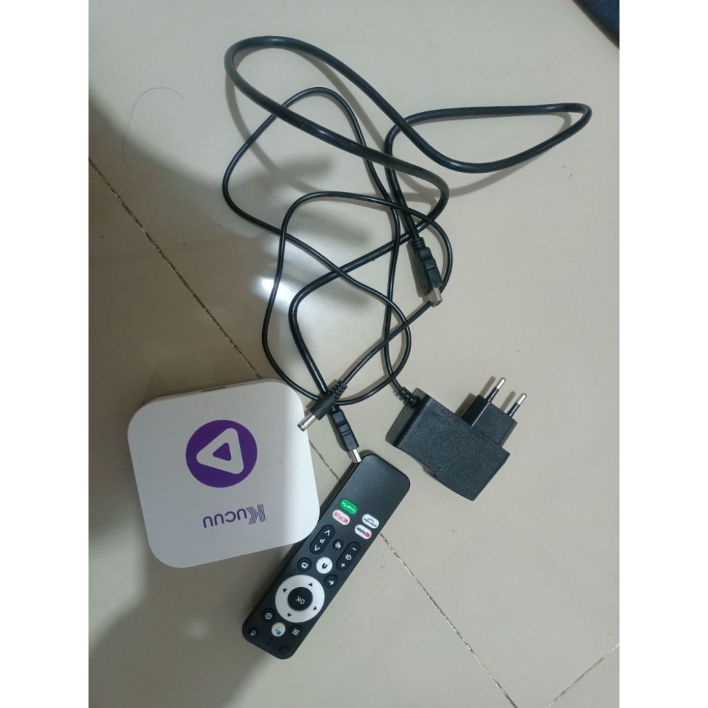 KUCU ANDROID TV BOX ASLI BEKAS PAKAI 2 BULAN MULUS