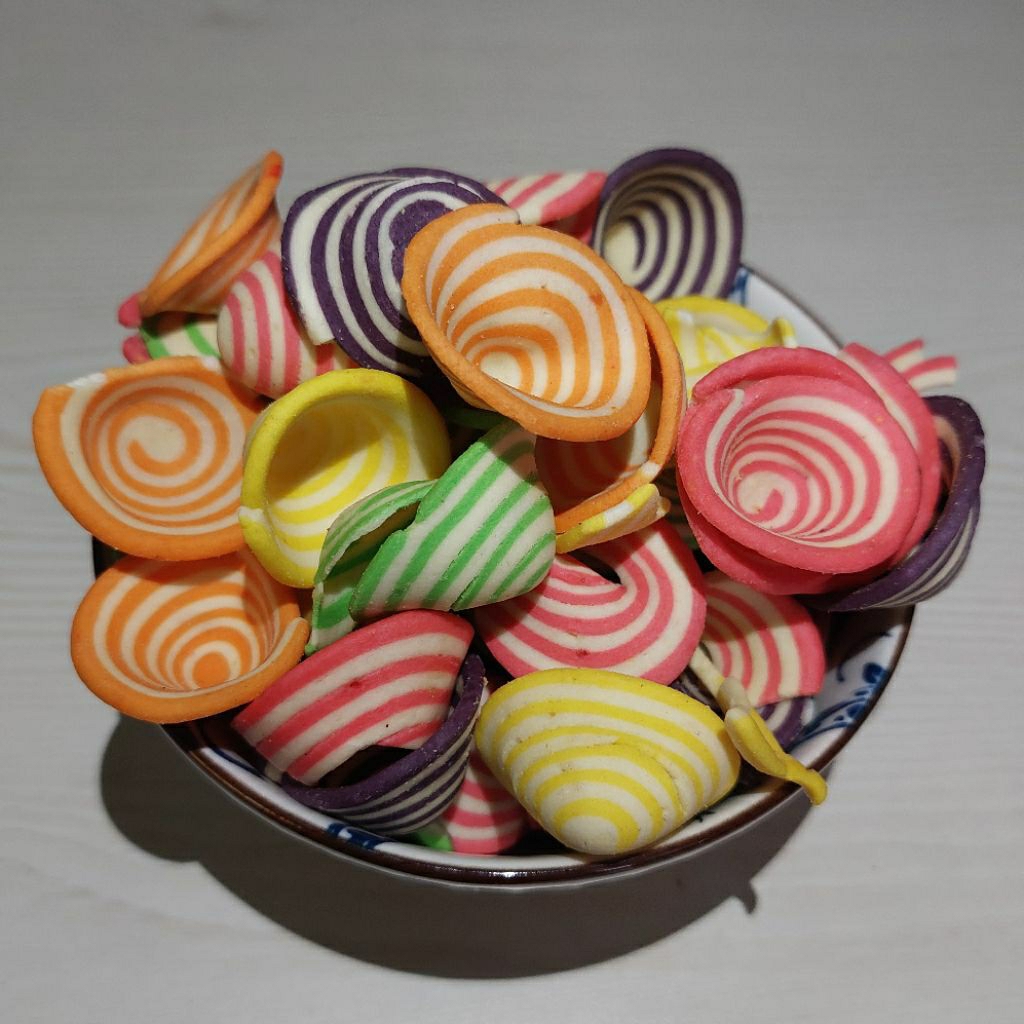 [Palem Kuning] Kuping Gajah Mini Rainbow Kemasan 250gr