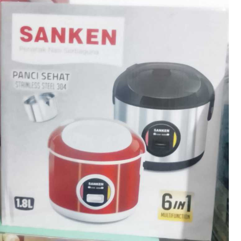 Sanken Rice Cooker SJ-2500 1.8L Stainless Steel