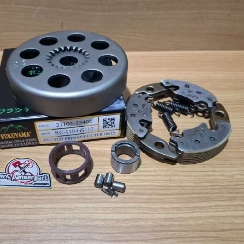 [FUKUYAMA] MANGKOK OTOMATIS RC100 G23//RUMAH KAMPAS GANDA KOPLING +CAGE BENTENGAN SUZUKI RC100/RC-10