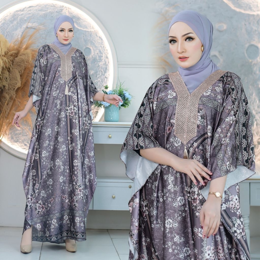 Kaftan Silk Premium Branded Ori. Gamis Pesta. Dress Pesta Wisuda. Hantaran Nikah. Baju Muslim Wanita